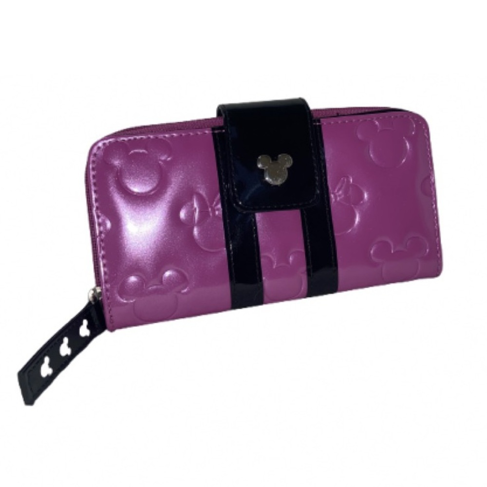 Disney Parks Loungefly Wallet - Embossed - Minnie Loves Mickey -